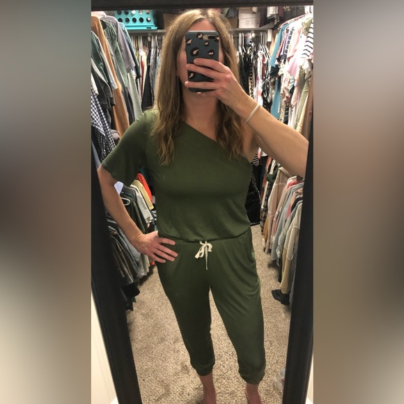 Cherish jumpsuit romper one shoulder - Picture 5 of 7